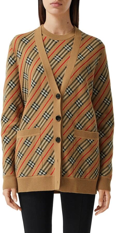 Burberry Coralie Icon Stripe Merino Wool